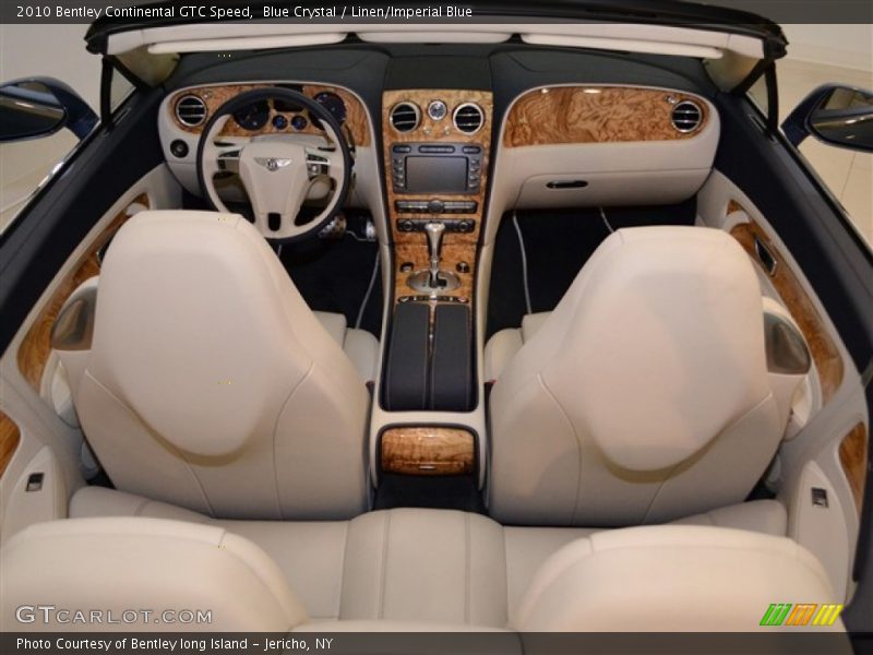  2010 Continental GTC Speed Linen/Imperial Blue Interior