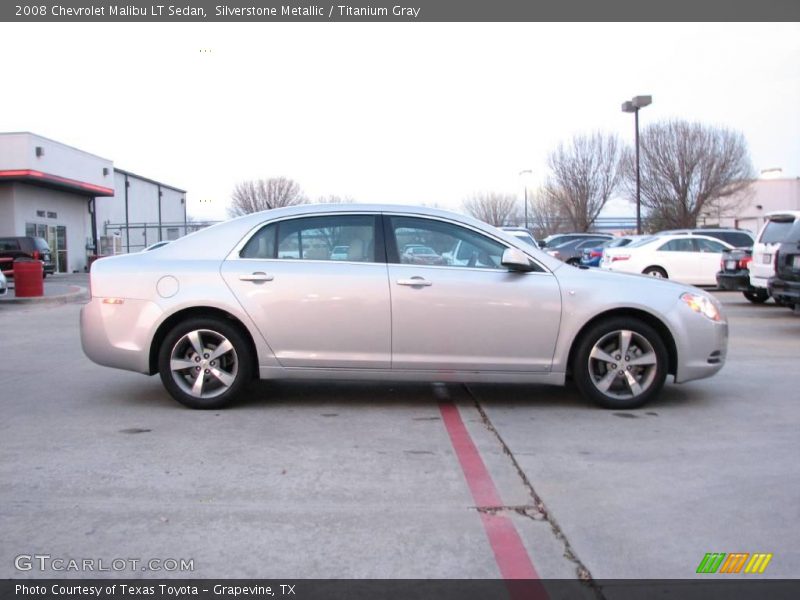 Silverstone Metallic / Titanium Gray 2008 Chevrolet Malibu LT Sedan
