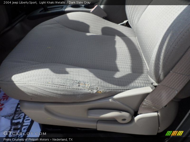 Light Khaki Metallic / Dark Slate Gray 2004 Jeep Liberty Sport