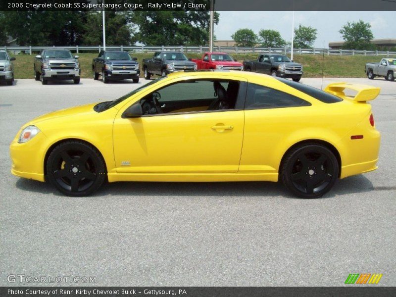 Rally Yellow / Ebony 2006 Chevrolet Cobalt SS Supercharged Coupe