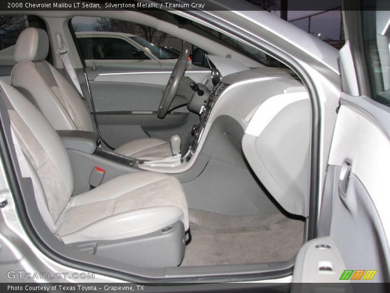 Silverstone Metallic / Titanium Gray 2008 Chevrolet Malibu LT Sedan