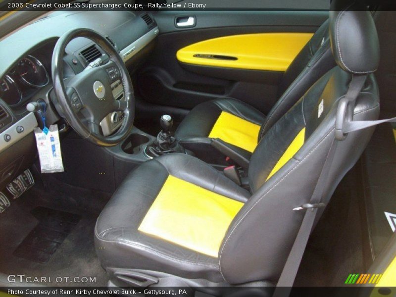 Rally Yellow / Ebony 2006 Chevrolet Cobalt SS Supercharged Coupe