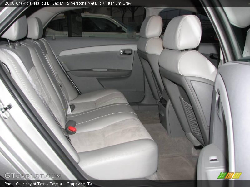 Silverstone Metallic / Titanium Gray 2008 Chevrolet Malibu LT Sedan