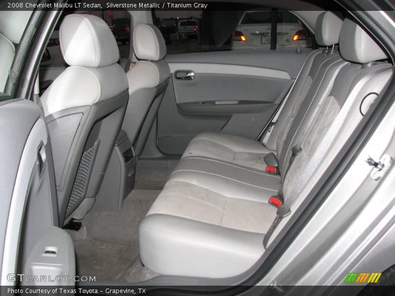 Silverstone Metallic / Titanium Gray 2008 Chevrolet Malibu LT Sedan