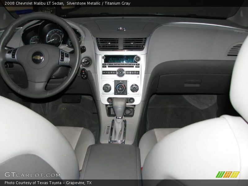 Silverstone Metallic / Titanium Gray 2008 Chevrolet Malibu LT Sedan