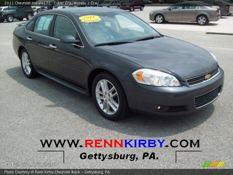 Cyber Gray Metallic / Gray 2011 Chevrolet Impala LTZ