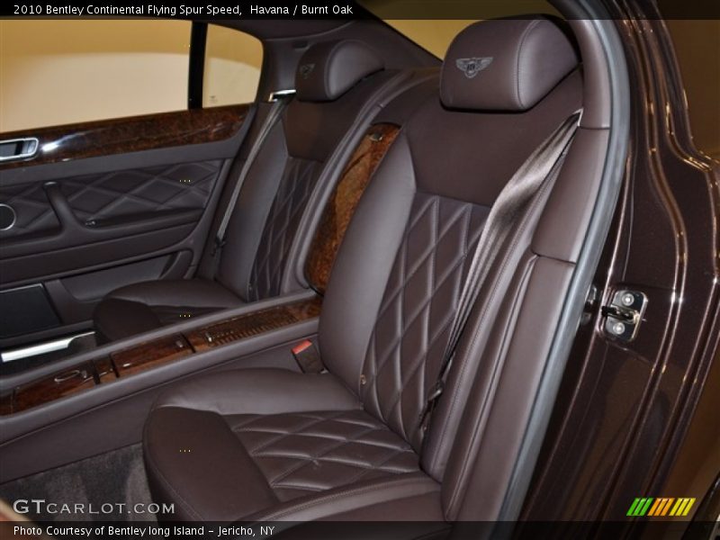  2010 Continental Flying Spur Speed Burnt Oak Interior
