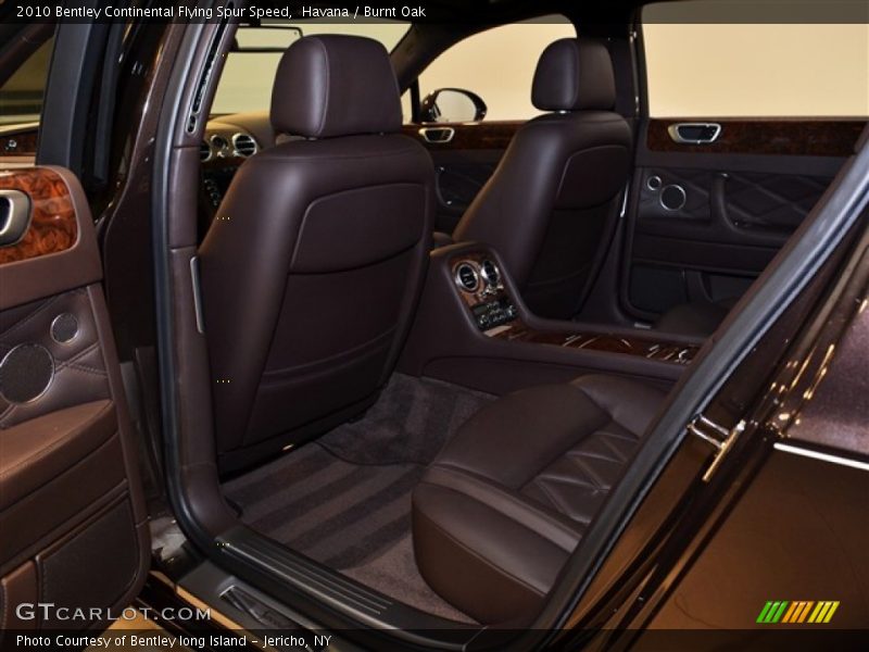 2010 Continental Flying Spur Speed Burnt Oak Interior