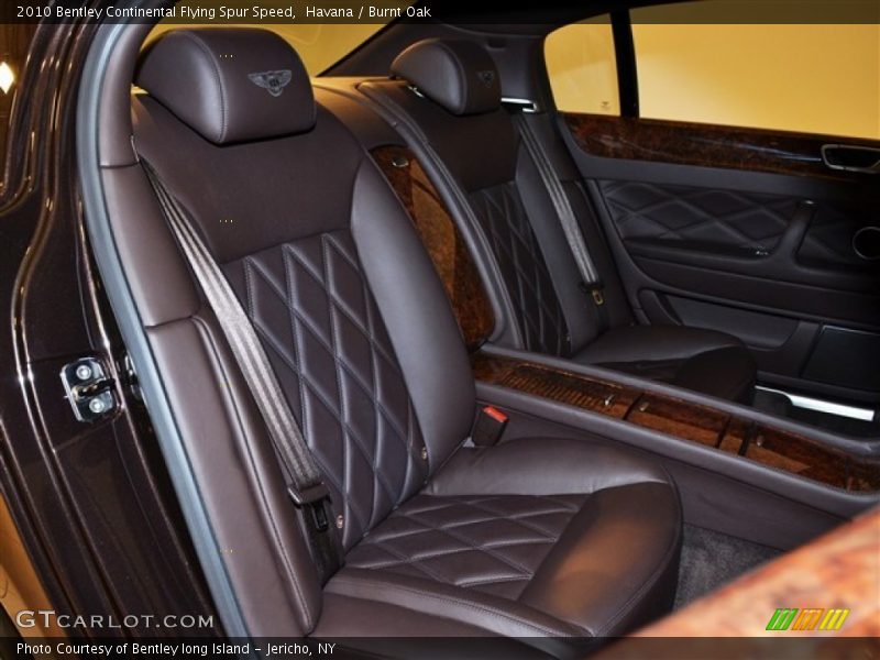  2010 Continental Flying Spur Speed Burnt Oak Interior