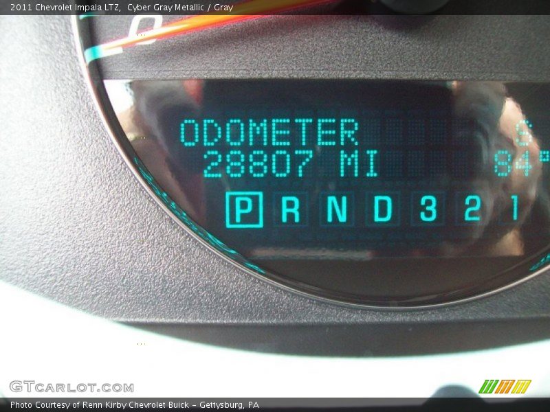 Cyber Gray Metallic / Gray 2011 Chevrolet Impala LTZ