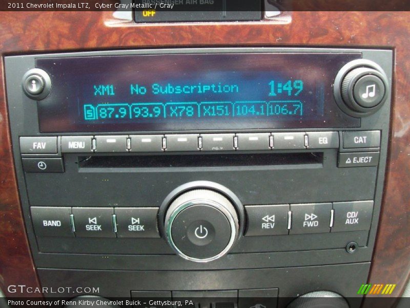 Cyber Gray Metallic / Gray 2011 Chevrolet Impala LTZ