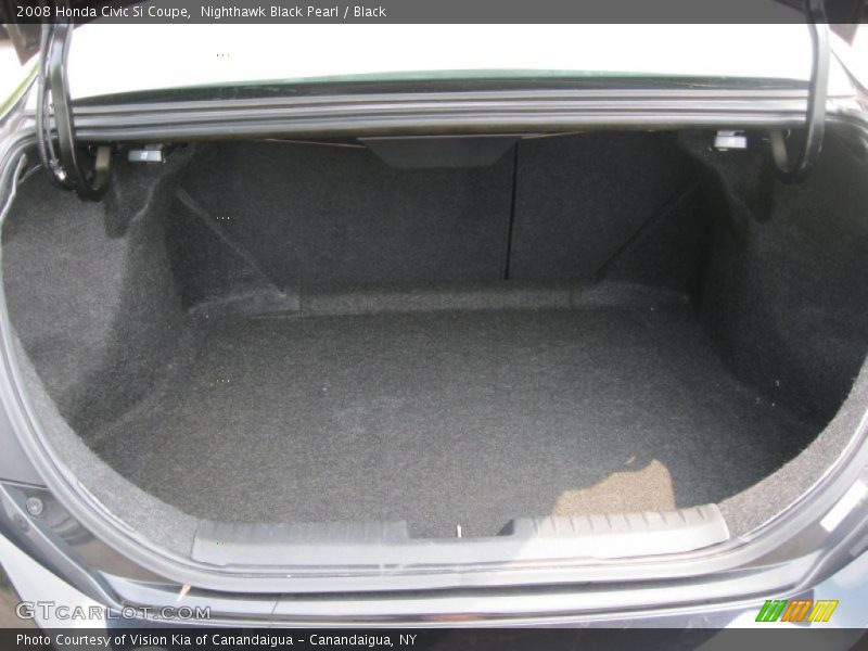 Nighthawk Black Pearl / Black 2008 Honda Civic Si Coupe