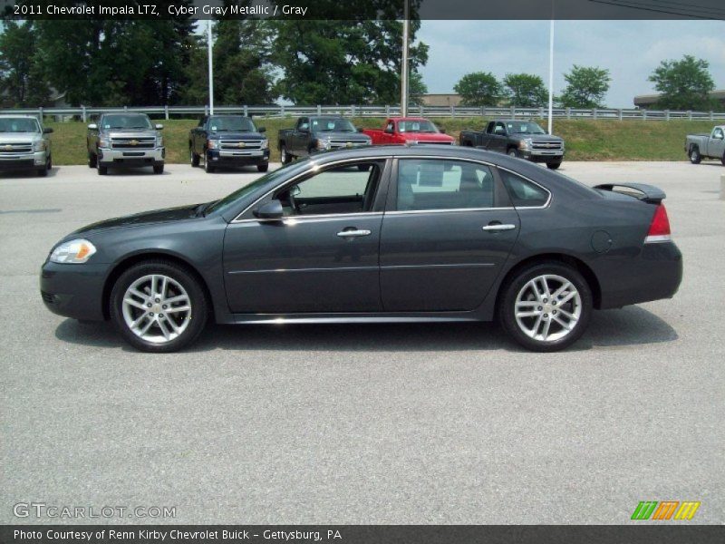 Cyber Gray Metallic / Gray 2011 Chevrolet Impala LTZ