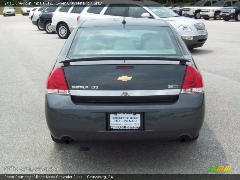Cyber Gray Metallic / Gray 2011 Chevrolet Impala LTZ
