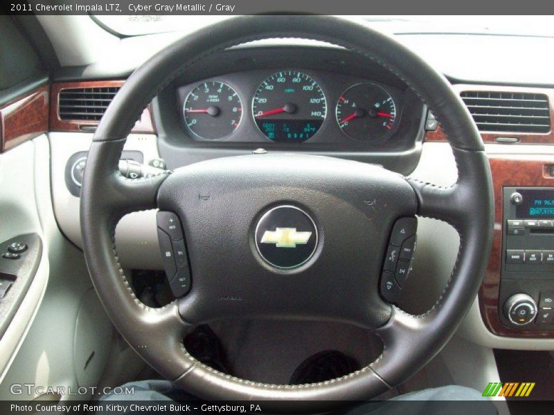 Cyber Gray Metallic / Gray 2011 Chevrolet Impala LTZ