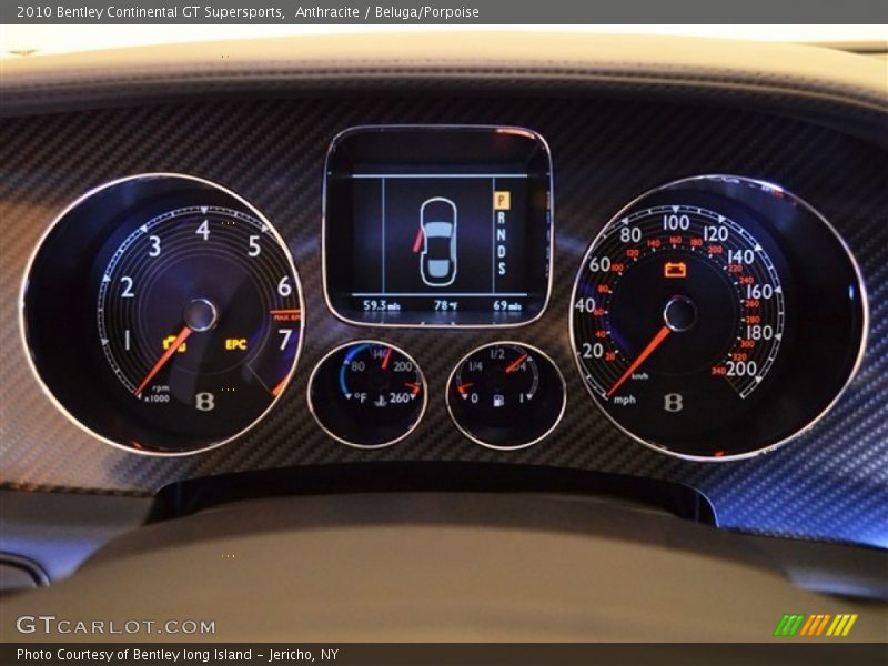  2010 Continental GT Supersports Supersports Gauges