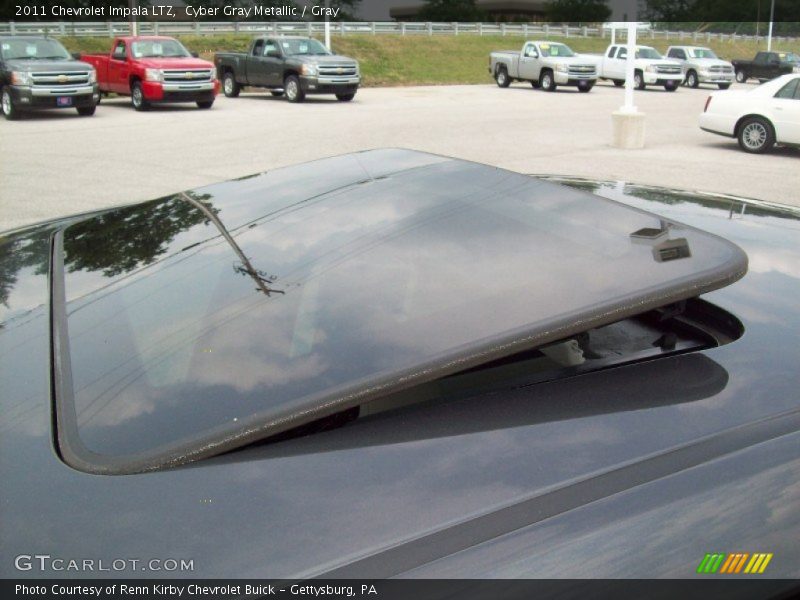 Cyber Gray Metallic / Gray 2011 Chevrolet Impala LTZ