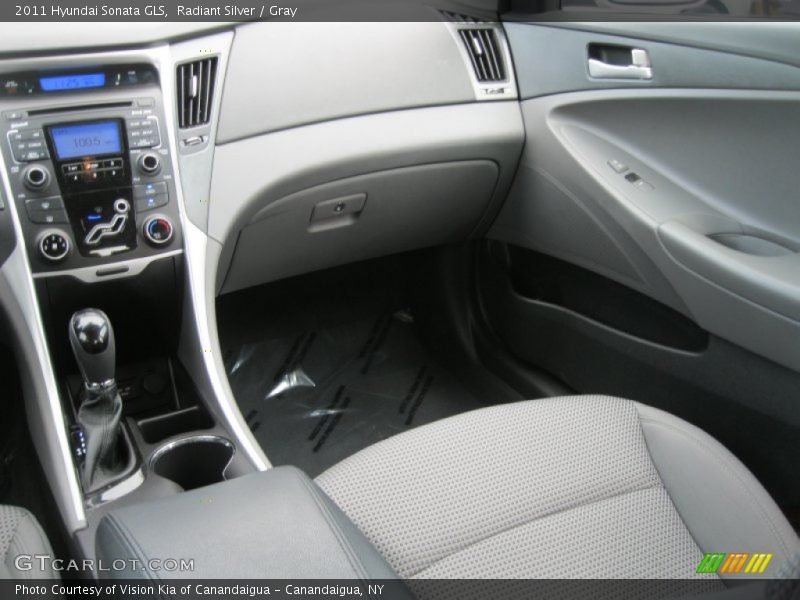 Radiant Silver / Gray 2011 Hyundai Sonata GLS