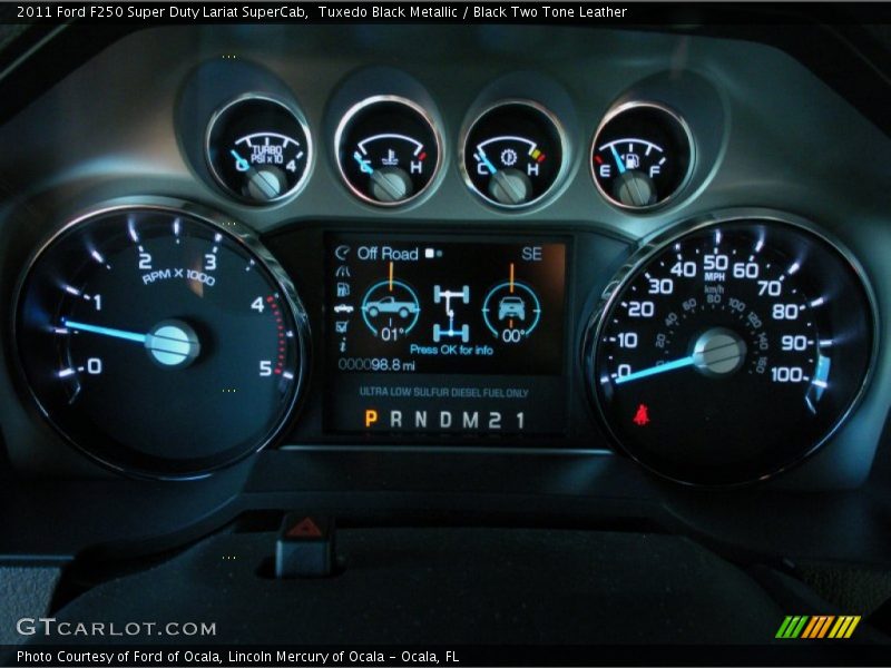  2011 F250 Super Duty Lariat SuperCab Lariat SuperCab Gauges