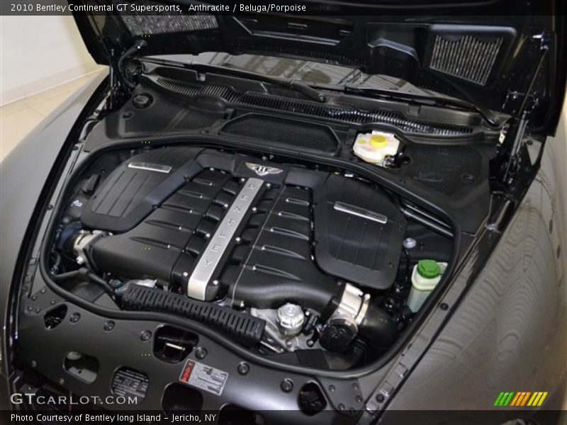  2010 Continental GT Supersports Engine - 6.0 Liter Twin-Turbocharged DOHC 48-Valve VVT W12