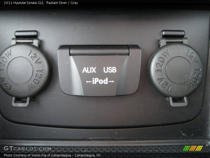 Radiant Silver / Gray 2011 Hyundai Sonata GLS