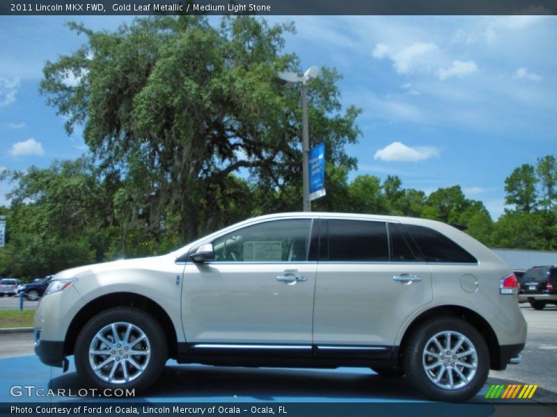 Gold Leaf Metallic / Medium Light Stone 2011 Lincoln MKX FWD