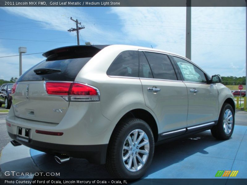 Gold Leaf Metallic / Medium Light Stone 2011 Lincoln MKX FWD