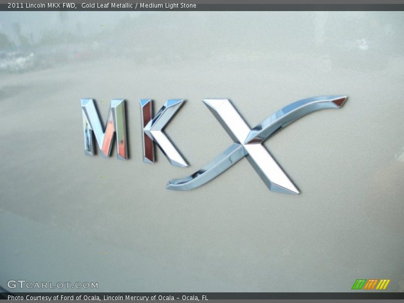 Gold Leaf Metallic / Medium Light Stone 2011 Lincoln MKX FWD