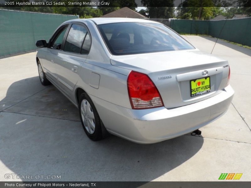 Sterling Metallic / Gray 2005 Hyundai Elantra GLS Sedan