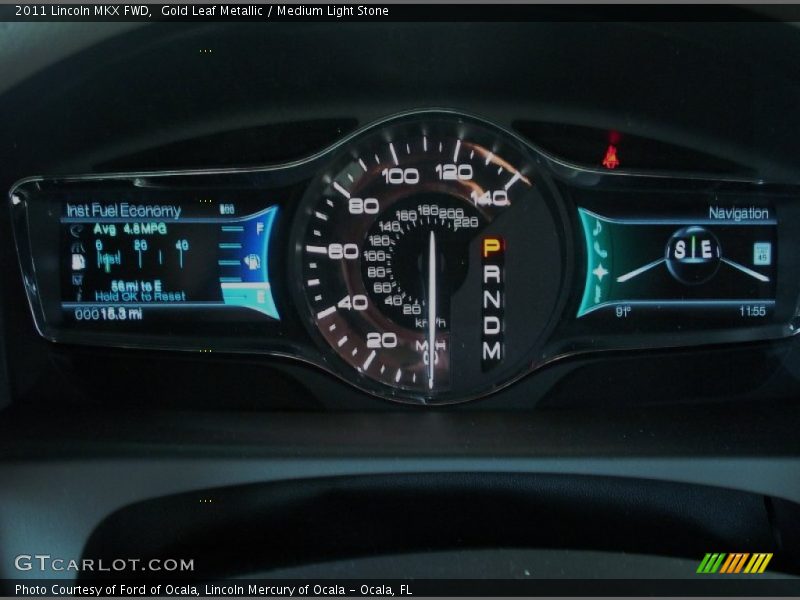 Gold Leaf Metallic / Medium Light Stone 2011 Lincoln MKX FWD
