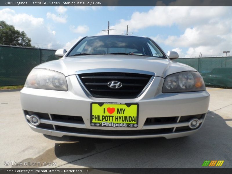 Sterling Metallic / Gray 2005 Hyundai Elantra GLS Sedan