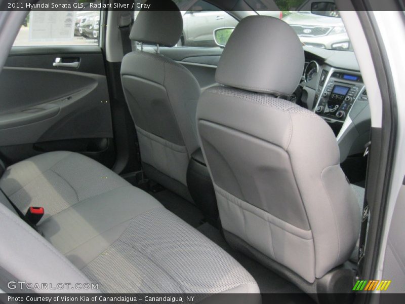 Radiant Silver / Gray 2011 Hyundai Sonata GLS