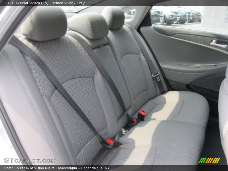 Radiant Silver / Gray 2011 Hyundai Sonata GLS