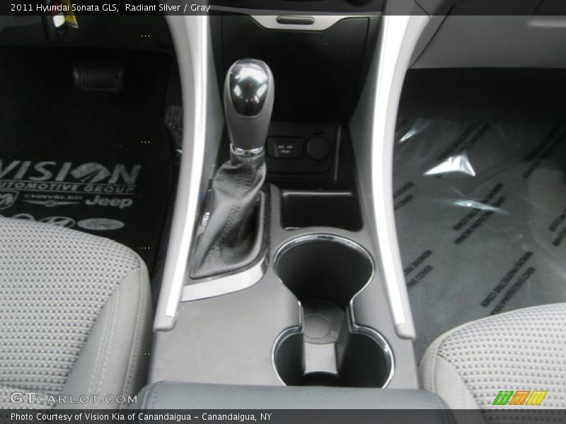 Radiant Silver / Gray 2011 Hyundai Sonata GLS