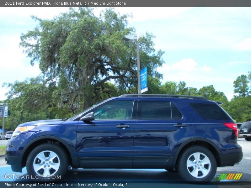  2011 Explorer FWD Kona Blue Metallic