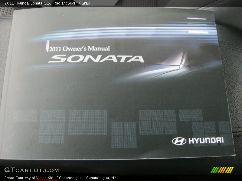 Radiant Silver / Gray 2011 Hyundai Sonata GLS