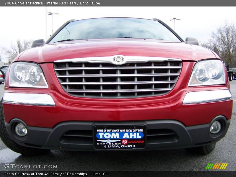 Inferno Red Pearl / Light Taupe 2004 Chrysler Pacifica
