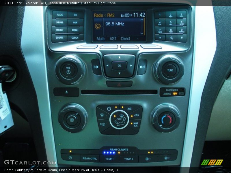 Controls of 2011 Explorer FWD