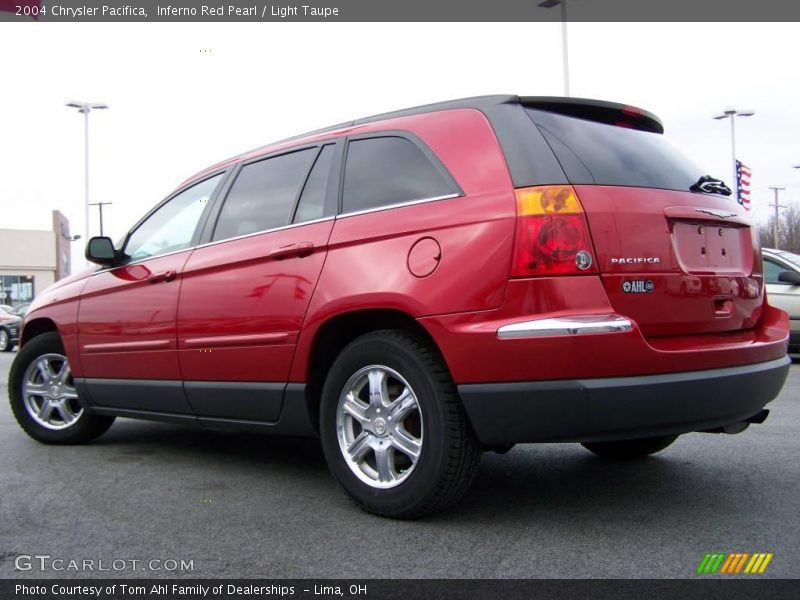 Inferno Red Pearl / Light Taupe 2004 Chrysler Pacifica