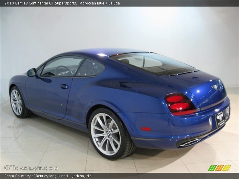 Moroccan Blue / Beluga 2010 Bentley Continental GT Supersports