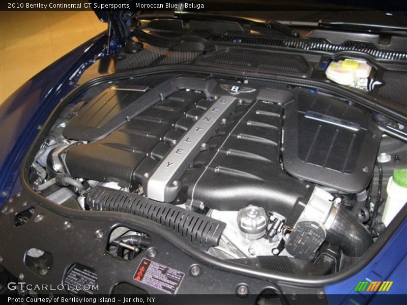 2010 Continental GT Supersports Engine - 6.0 Liter Twin-Turbocharged DOHC 48-Valve VVT W12