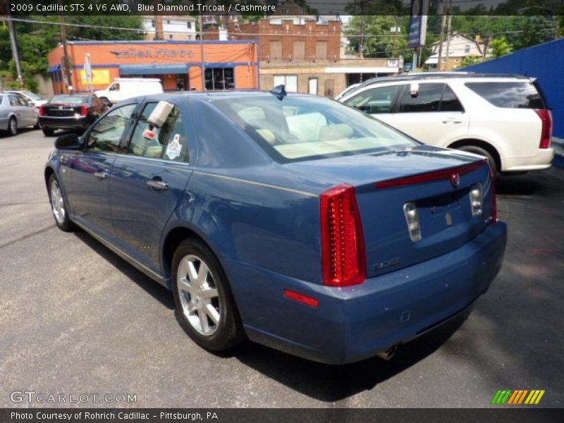 Blue Diamond Tricoat / Cashmere 2009 Cadillac STS 4 V6 AWD