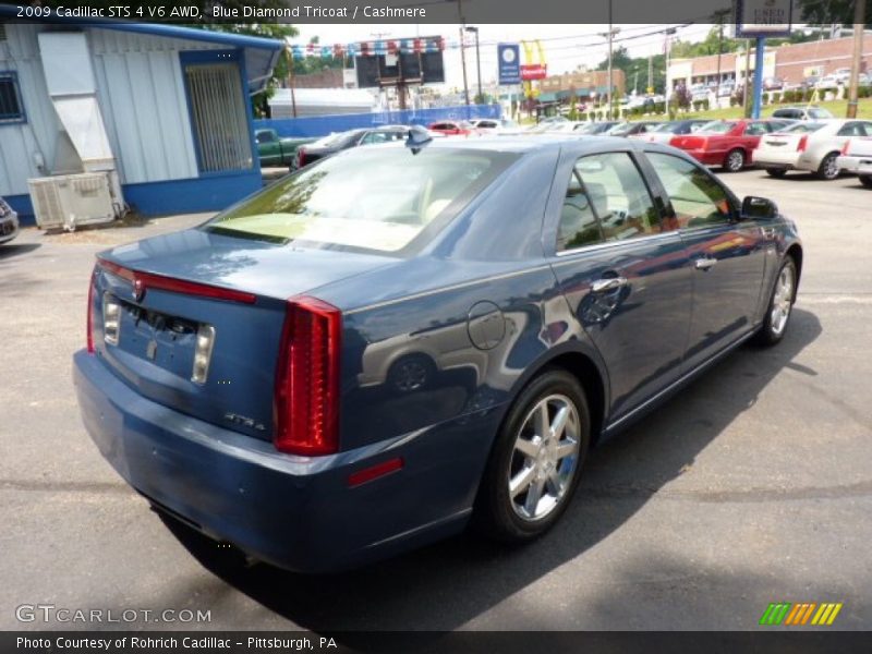 Blue Diamond Tricoat / Cashmere 2009 Cadillac STS 4 V6 AWD