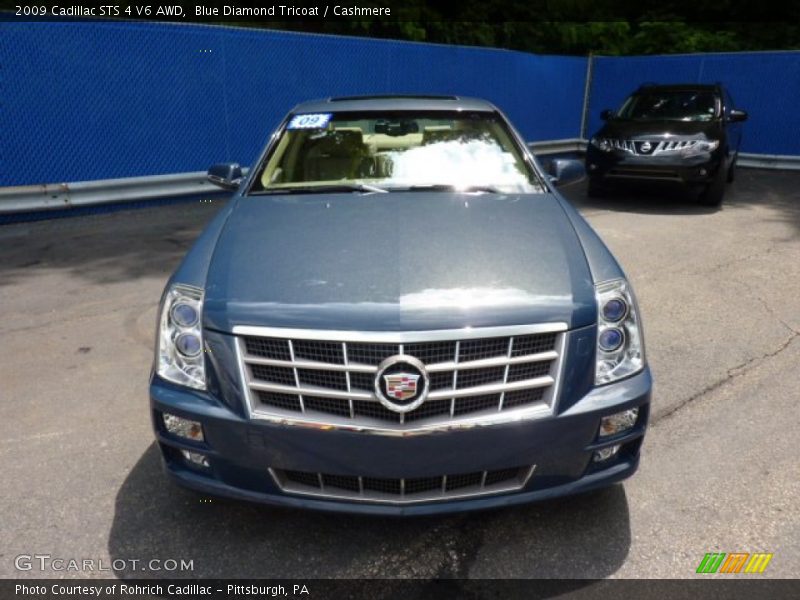 Blue Diamond Tricoat / Cashmere 2009 Cadillac STS 4 V6 AWD