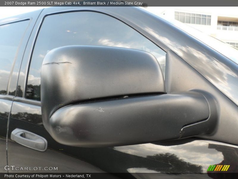 Brilliant Black / Medium Slate Gray 2007 Dodge Ram 2500 SLT Mega Cab 4x4