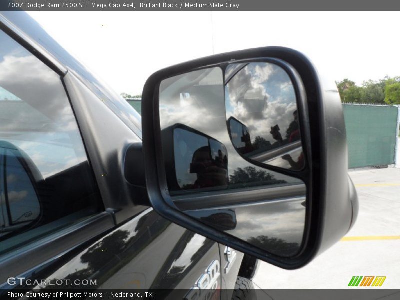 Brilliant Black / Medium Slate Gray 2007 Dodge Ram 2500 SLT Mega Cab 4x4