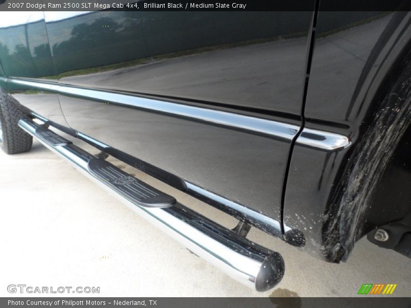 Brilliant Black / Medium Slate Gray 2007 Dodge Ram 2500 SLT Mega Cab 4x4