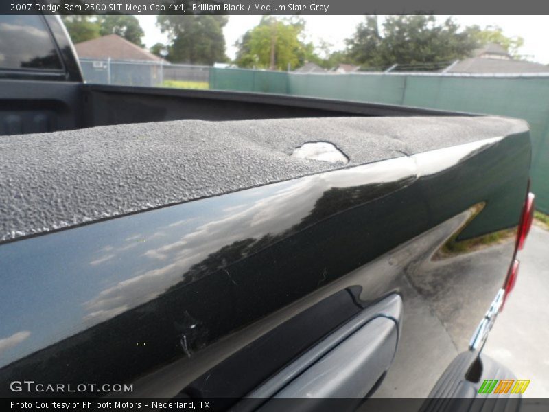 Brilliant Black / Medium Slate Gray 2007 Dodge Ram 2500 SLT Mega Cab 4x4