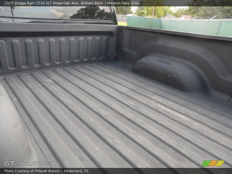 Brilliant Black / Medium Slate Gray 2007 Dodge Ram 2500 SLT Mega Cab 4x4