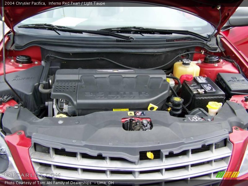 Inferno Red Pearl / Light Taupe 2004 Chrysler Pacifica